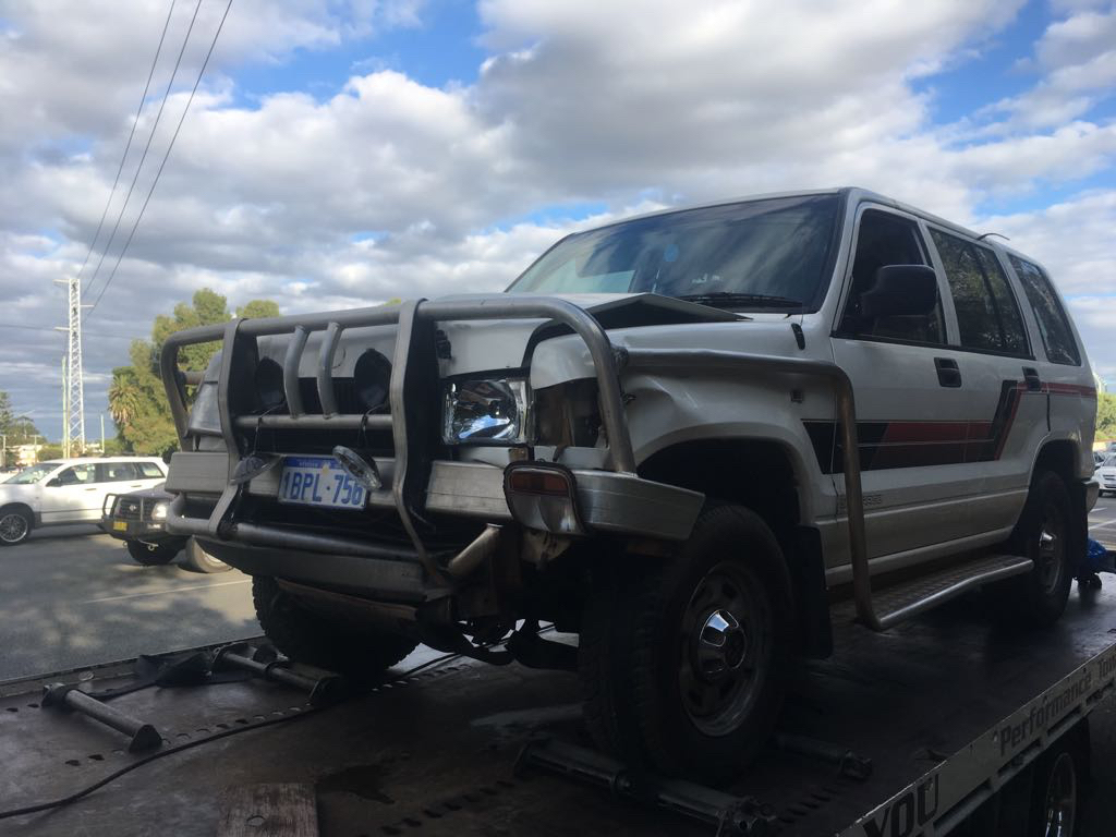 Autounfall, Australien, Holden Jackaroo