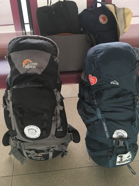 Weltreise, Packliste, Backpack